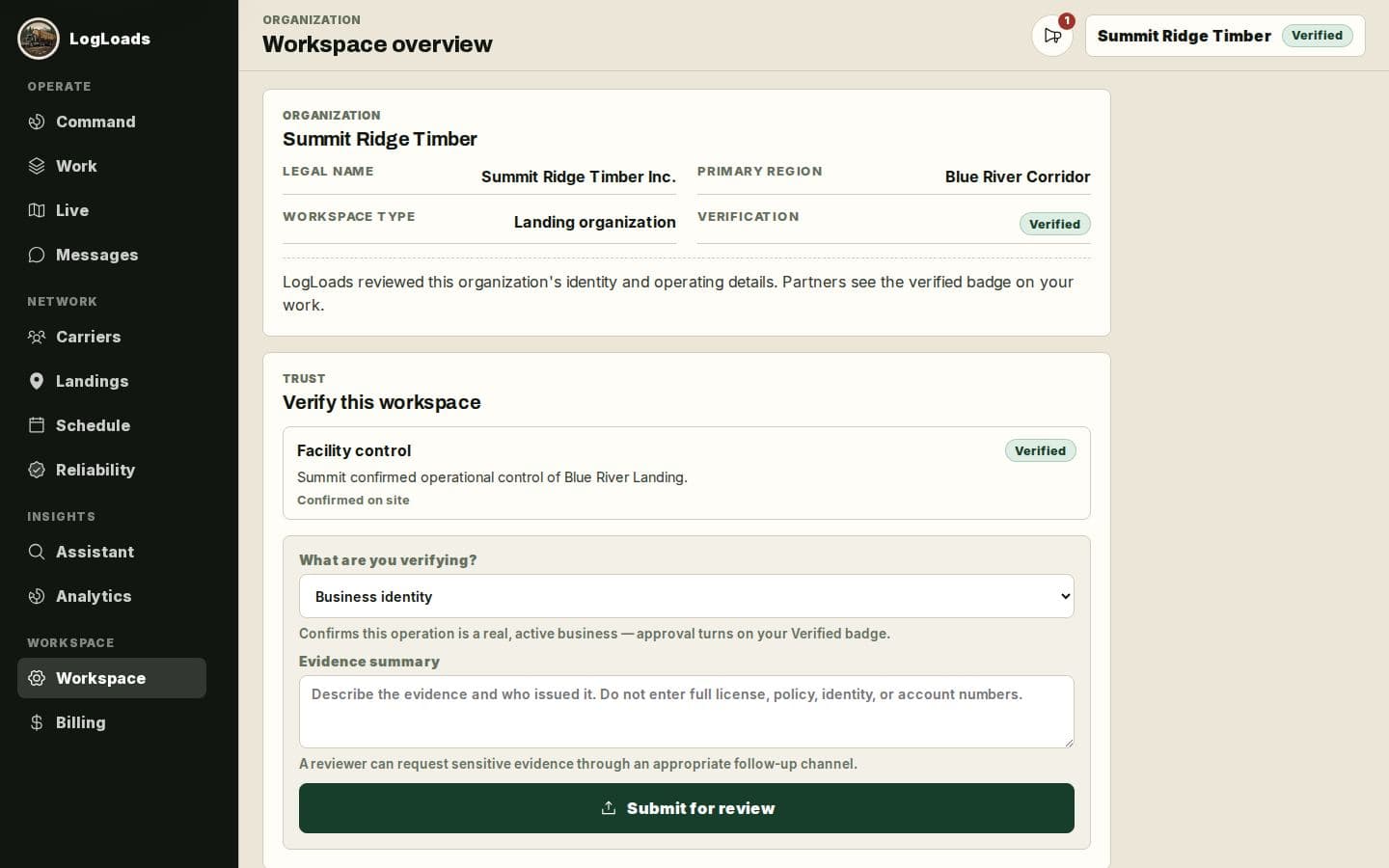 Synthetic host workspace settings for organization members and permissions